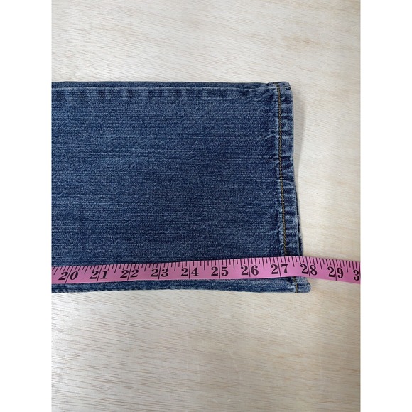 MICROS Young Men SIZE 18 Approx 30x28 Relaxe FIT JEANS DARK WASH - Picture 8 of 9